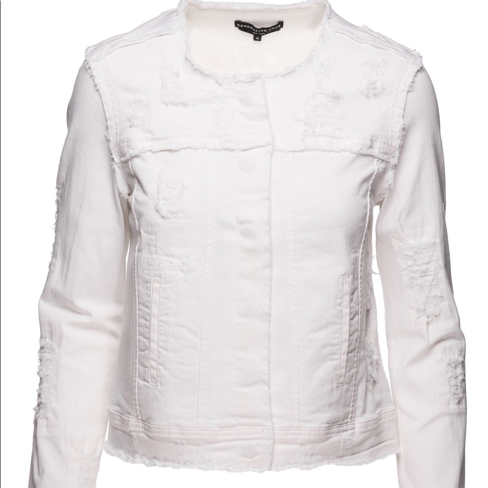 Generation Love NY Jean jacket size L distressed